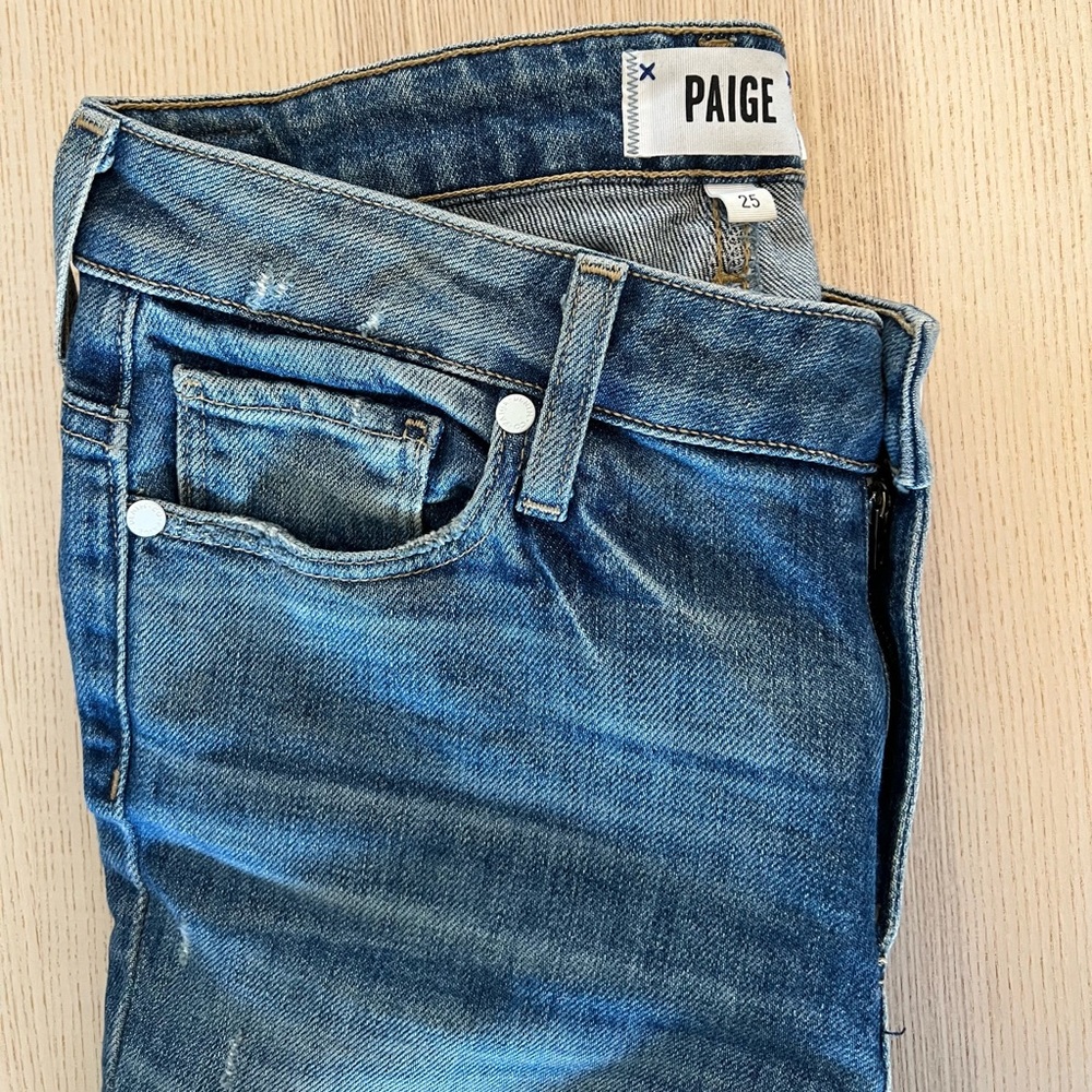 Paige Hoxton Slim Crop jeans 25 - Picture 2 of 8